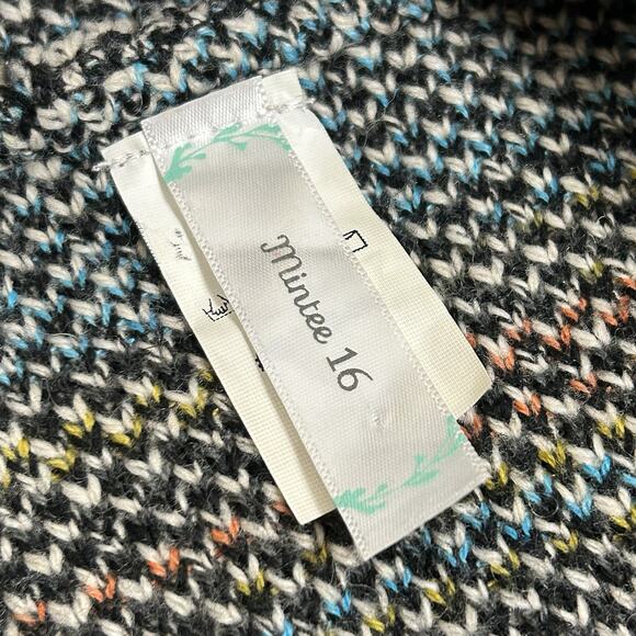 Mintee 16 Long Knit Zip Up Hooded Cardigan Women's S Aztec Southwestern Boho - Picture 5 of 13